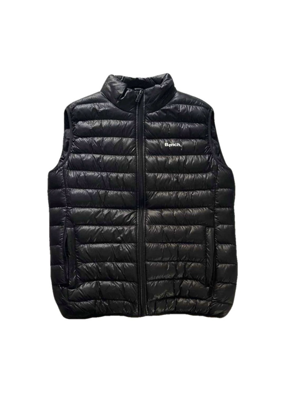 Bench Black Quilted Lightweight Puffer Vest